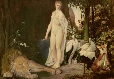 Fabel, 1883 von Gustav Klimt